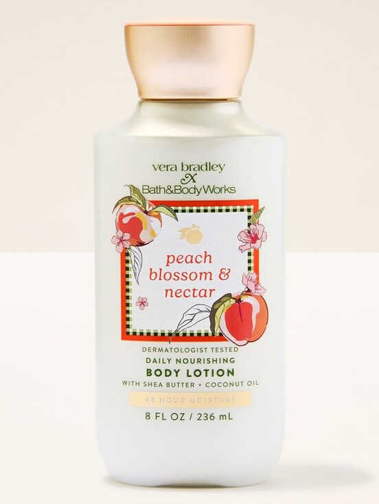 Vera Bradley Other - Vera Bradley Bath & Body Works Peach Blossom & Nectar Body Lotion 8oz New RARE